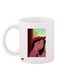 Cartoon Girl Printed Coffee Mug White/Green/Red