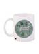 Harry Potter Slytherin House Printed Mug White/Green/Black 12ounce