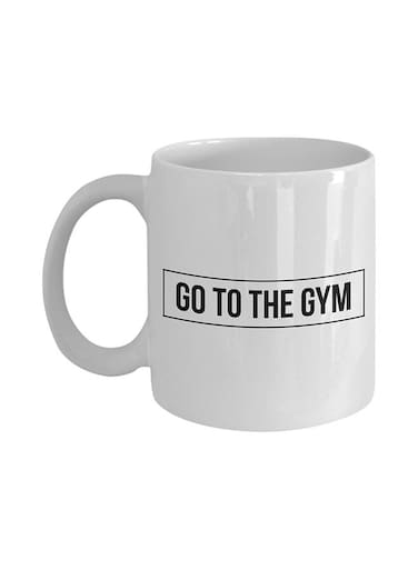 Go to the Gym Coffee Mug White