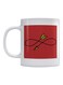 Infinity Printed Ceramic Mug White/Red/Yellow