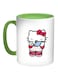 Hello Kitty Printed Coffee Mug White/Pink/Green