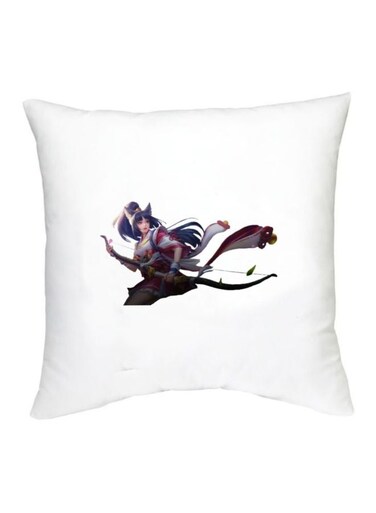 Mobile Legends Character Printed Cushion White/Red/Blue 16x16inch