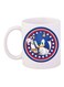 Cartoon Printed Coffee Mug White/Blue/Red 11ounce
