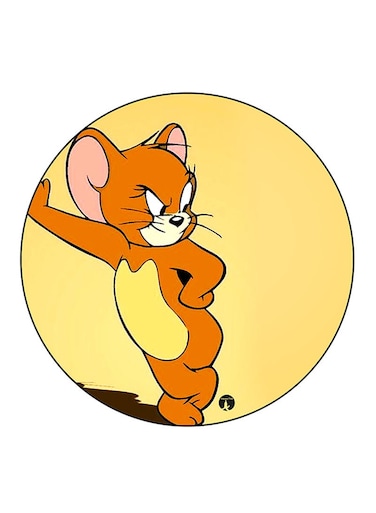 Tom And Jerry Printed Fridge Magnet Multicolour