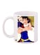 Snow White Printed Coffee Mug White/Blue/Beige