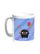 Cartoon Drawing - The Joy Of Eid Printed Coffee Mug White 11ounce