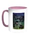 Enjoy The Summer Time Printed Coffee Mug Pink/White/Blue 11ounce