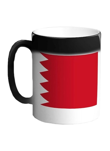 Bahrain Printed Colour Changing Coffee Mug Black 11ounce