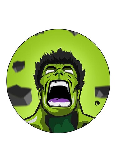 Hulk Printed Fridge Magnet Multicolour