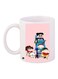 Sinchan Printed Coffee Mug White/Pink/Blue 11ounce