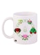 Digimon Printed Mug White/Green 12ounce