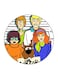 Scooby Doo Printed Fridge Magnet Blue/Yellow/Orange