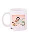 Chibi Maruko Chan Printed Coffee Mug White/Pink/Orange