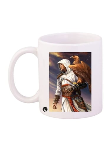 Assassin's Creed Printed Mug White/Brown/Grey Standard Size