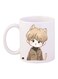 Cartoon Printed Coffee Mug White/Beige/Black 11ounce