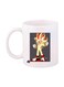 Printed Sonic Mug White/Yellow/Red Standard Size