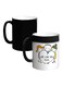 We Love You Mom Printed Ceramic Magic Coffee Mug Blue/White/Black 12ounce