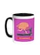Brain Treadmill Workout Printed Coffee Mug Black/White 11ounce