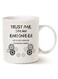 MAUAG Funny Engineer Coffee Mug Unique Idea, Trust Me, I'm an Engineer Ceramic Cup White, 11 Oz