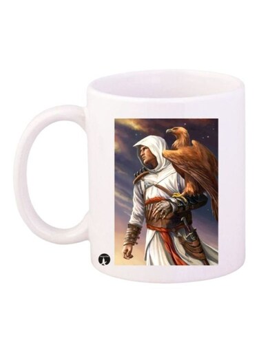 Assassin's Creed Printed Coffee Mug White/Brown/Grey