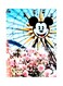 Decorative Mickey Mouse Themed Metallic Plate Blue/Pink/Black 20x15cm