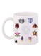 Digimon Printed Mug White/Brown/Yellow 12ounce