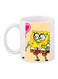 Sponge Bob Printed Coffee Mug White/Yellow/Brown 11ounce