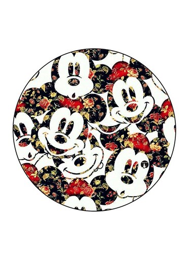 Mickey Mouse Printed Fridge Magnet Multicolour 5.5 x 5.5cm