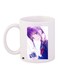 Cartoon Girl Printed Coffee Mug White/Pink/Blue 11ounce