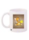 Jerry Printed Coffee Mug White/Yellow/Brown 11ounce