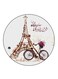 Eiffel Tower Printed Fridge Magnet Multicolour