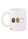 Cartoon Printed Coffee Mug White/Brown/Black 11ounce