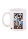 Peace Love Joy Printed Coffee Mug White/Blue/Brown