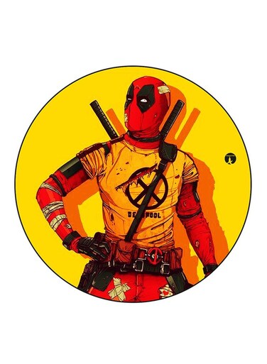 Deadpool Printed Fridge Magnet Multicolour