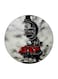 Steam Train Printed Fridge Magnet Grey/Black/Red 5.5cm