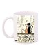 Cat Printed Coffee Mug White/Brown/Black