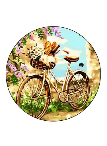 Bike Printed Fridge Magnet Multicolour