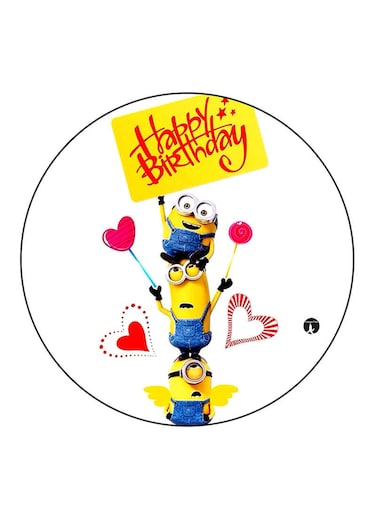 Despicable Me Printed Fridge Magnet Multicolour