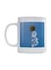 Palm Tree Printed Mug White/Blue/Green
