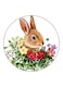 Rabbit Printed Fridge Magnet Multicolour
