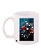 Girl Printed Coffee Mug White/Blue/Red 11ounce