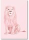 Lion Wall Painting Multicolour 40x60cm