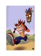 Printed Fridge Magnet Multicolour 8.5x0.4x5.5cm