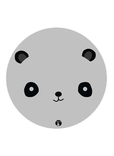Bear Printed Fridge Magnet Grey/Black 5.5cm
