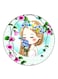 Girl Printed Fridge Magnet Multicolour