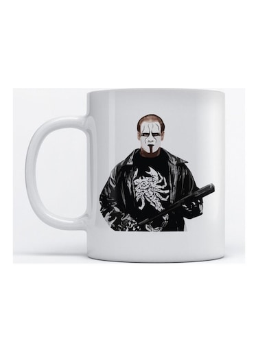 Mug Sting Wrestler for Coffee and Tea White