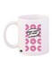 Doughnuts Printed Mug White/Pink/Black