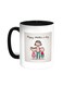 Happy Mother's Day Printed Coffee Mug Black/White 11ounce