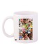 Cartoon Printed Coffee Mug White/Beige/Red 11ounce
