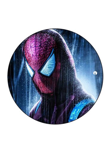 Spider Man Printed Fridge Magnet Multicolour 5.5 x 5.5cm